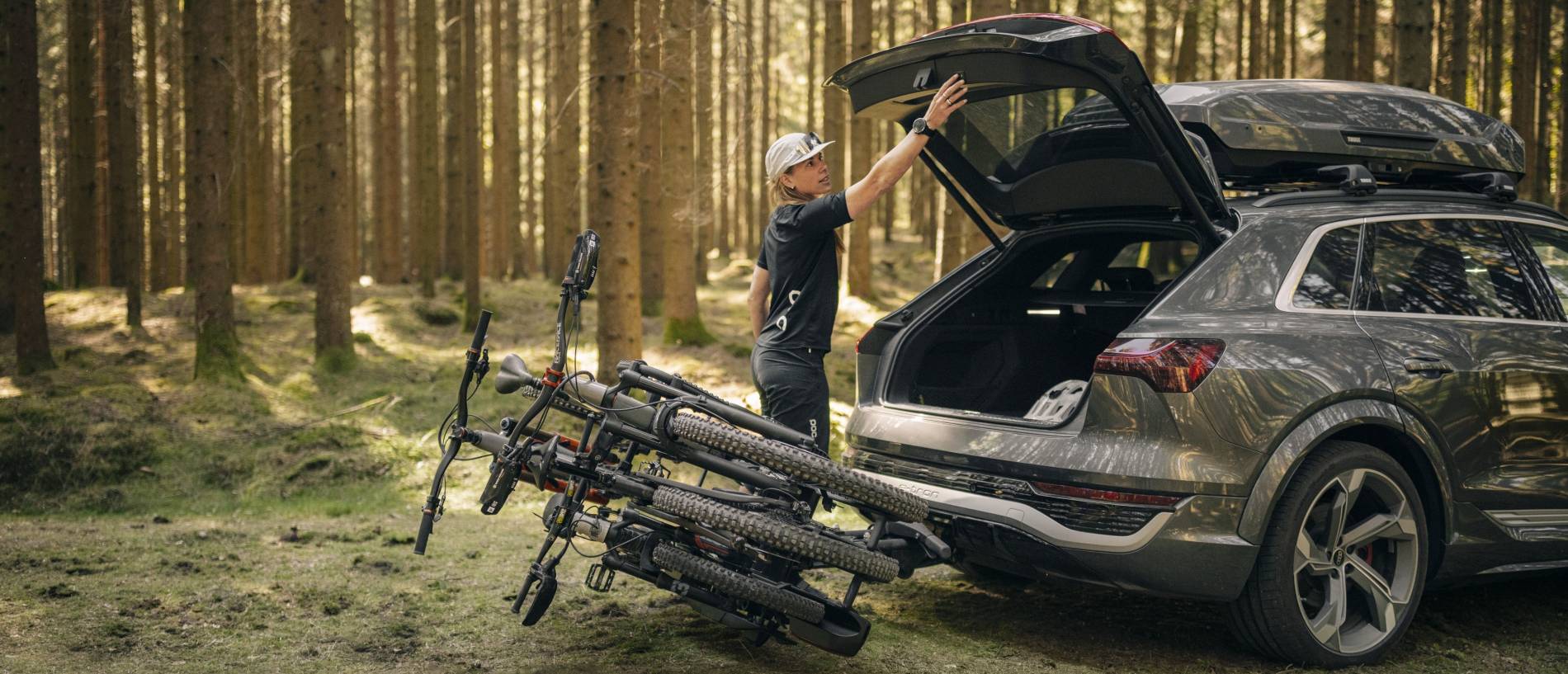 Thule Bicycle Racks - for use on the car roof, towbar or back door