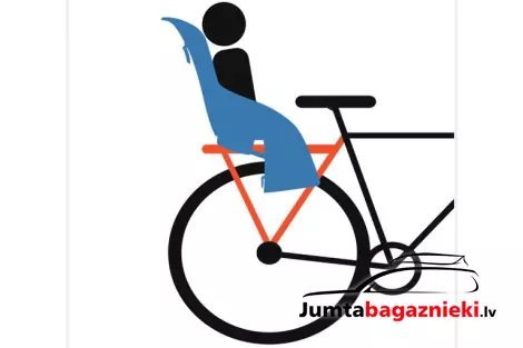 Velo krēsliņi stiprināšanai pie bagāžnieka