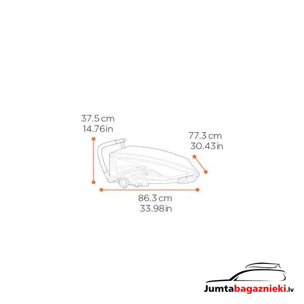 Thule Chariot Cross 2 - Double, 10201035 Thule Chariot Cross 2 - Double, 10201035