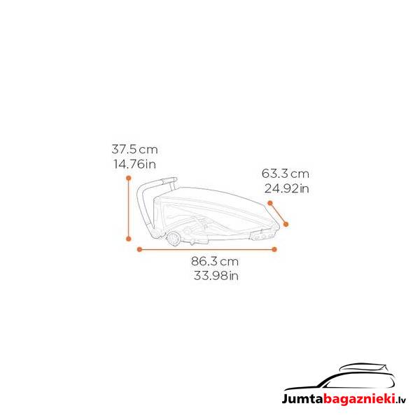 Thule Chariot Cross 2 - Single, 10201034 Thule Chariot Cross 2 - Single, 10201034