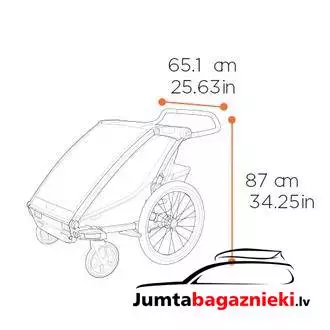 Thule Chariot Cross 2 - Single, 10201036 Thule Chariot Cross 2 - Single, 10201036