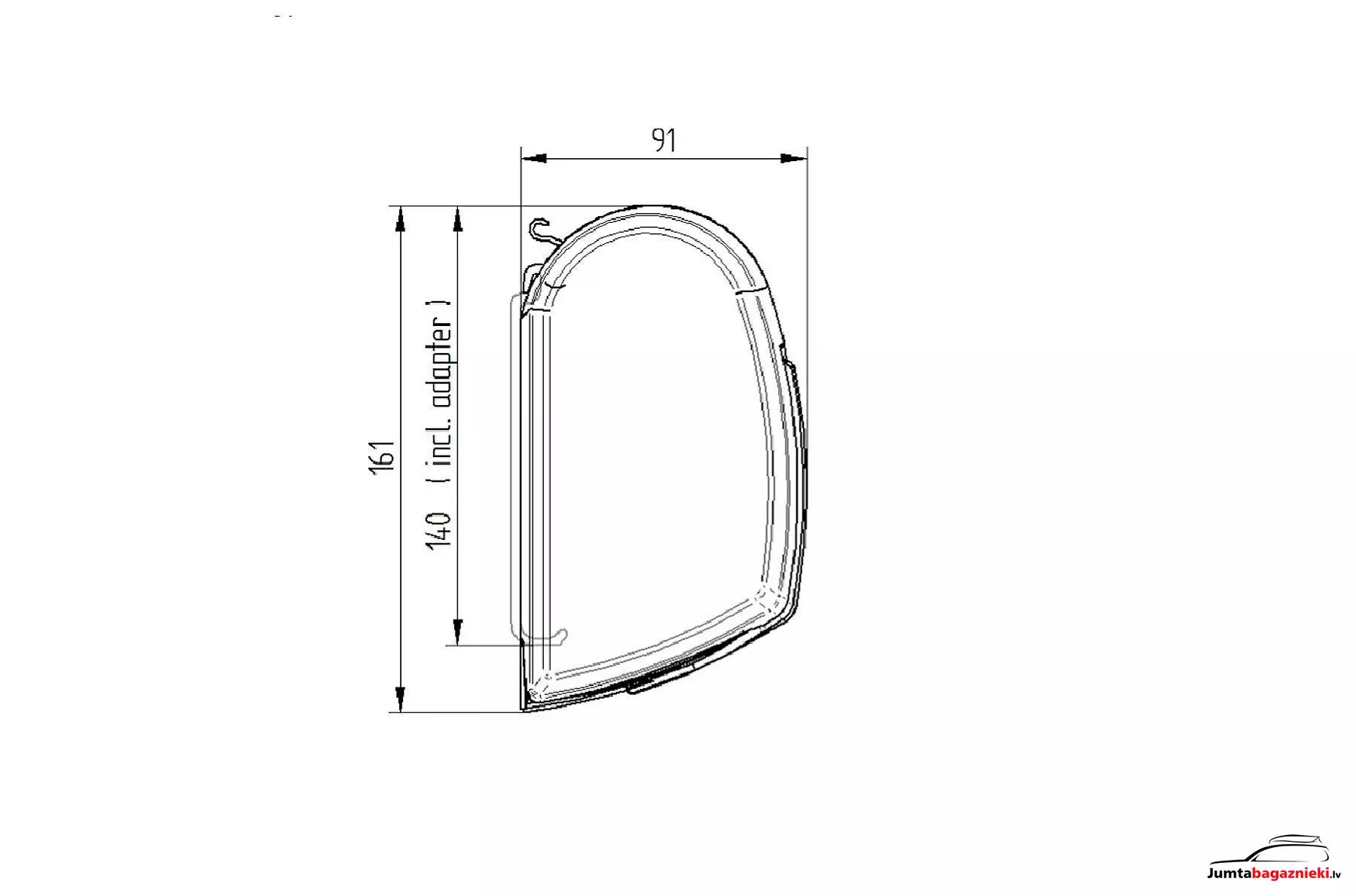 Thule Omnistor 5200 | 5.05 x 2.50 m, 301073 Thule Omnistor 5200 | 5.05 x 2.50 m, 301073