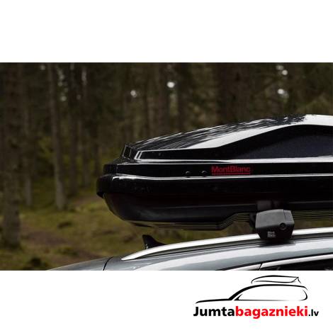 MontBlank Xplore alluminium roof bars EDGE - Black