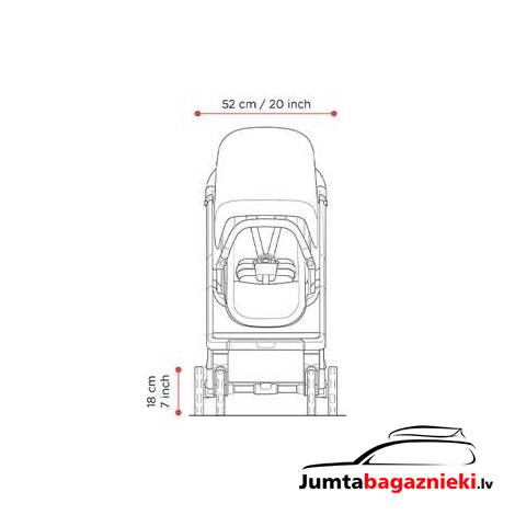 Thule Shine Grey Melange on Aluminum