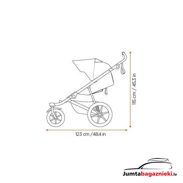 Thule Sleek 2 - Tinted taupe, 11000039 Thule Sleek 2 - Tinted taupe, 11000039