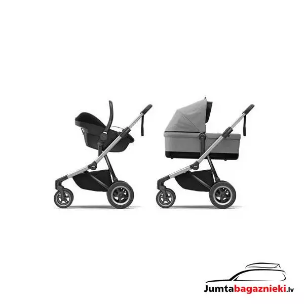 Thule Sleek Grey Melange on Black, 11000021 Thule Sleek Grey Melange on Black, 11000021