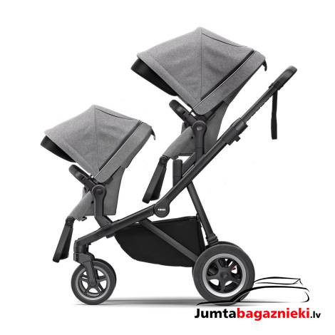 Thule Sleek Grey Melange on Black