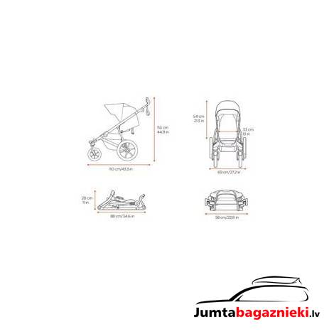 Thule Urban Glide 4-wheel