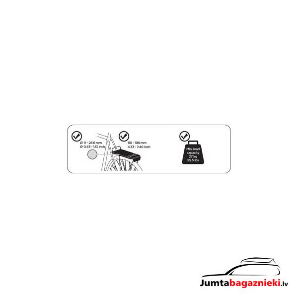 Thule Yepp 2 Maxi - Rack Mount - Black, 12041301 Thule Yepp 2 Maxi - Rack Mount - Black, 12041301