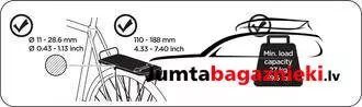 Thule Yepp 2 Maxi - Rack Mount - Black, 12041301 Thule Yepp 2 Maxi - Rack Mount - Black, 12041301