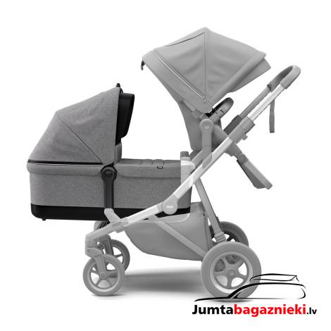 Sleek Bassinet Grey Melange