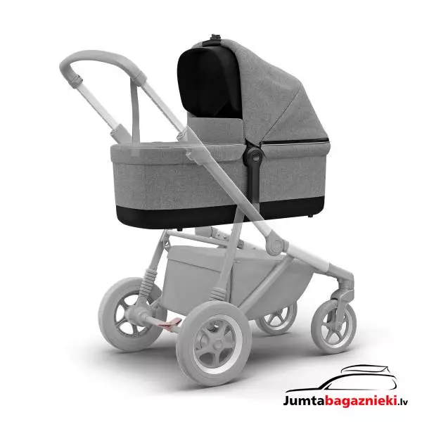 Sleek Bassinet Grey Melange, 11000100 Sleek Bassinet Grey Melange, 11000100