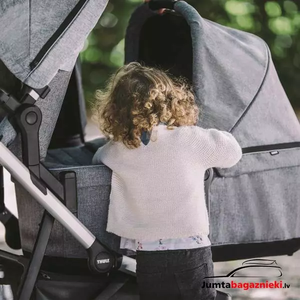 Sleek Bassinet Grey Melange, 11000100 Sleek Bassinet Grey Melange, 11000100