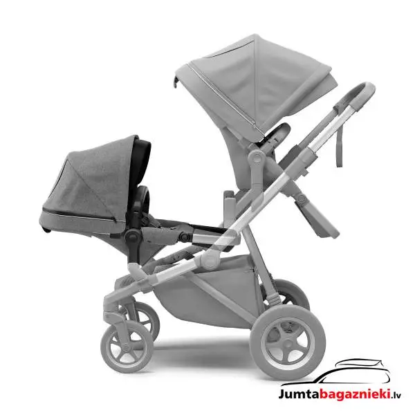 Sleek Sibling Seat Grey Melange, 11000200 Sleek Sibling Seat Grey Melange, 11000200
