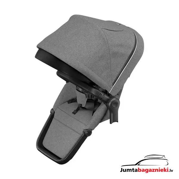 Sleek Sibling Seat Grey Melange on Black, 11000210