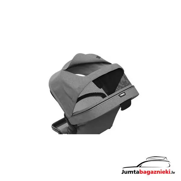 Sleek Sibling Seat Grey Melange on Black, 11000210 Sleek Sibling Seat Grey Melange on Black, 11000210