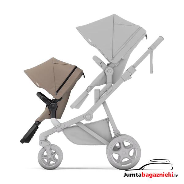 Thule Sleek 2 sibling seat - Tinted taupe, 11000218 Thule Sleek 2 sibling seat - Tinted taupe, 11000218