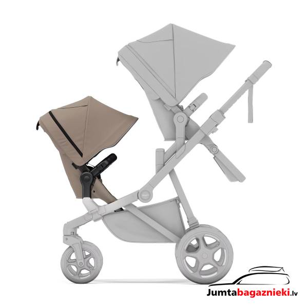 Thule Sleek 2 sibling seat - Tinted taupe, 11000218 Thule Sleek 2 sibling seat - Tinted taupe, 11000218
