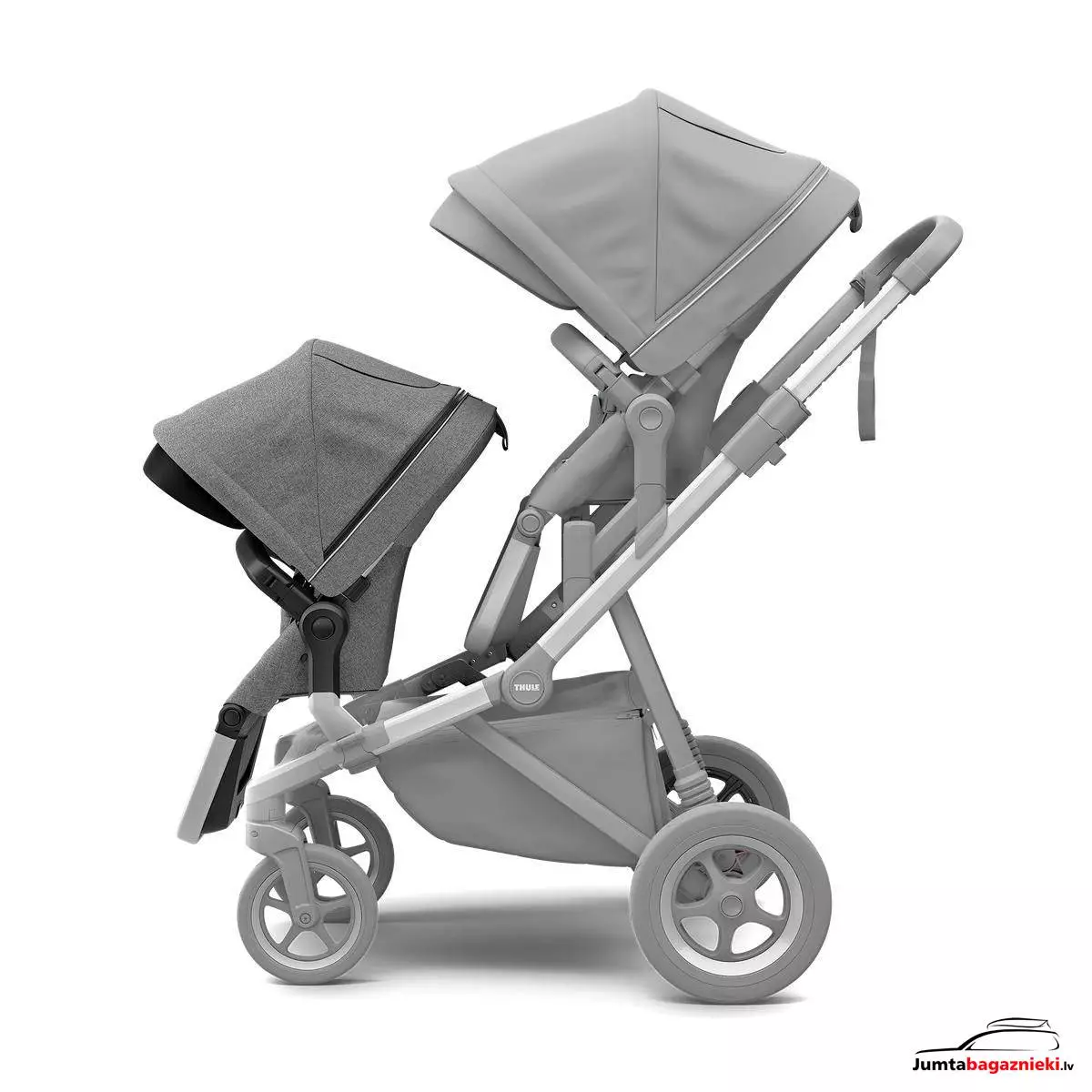 Sleek Sibling Seat Grey Melange, 11000200 Sleek Sibling Seat Grey Melange, 11000200