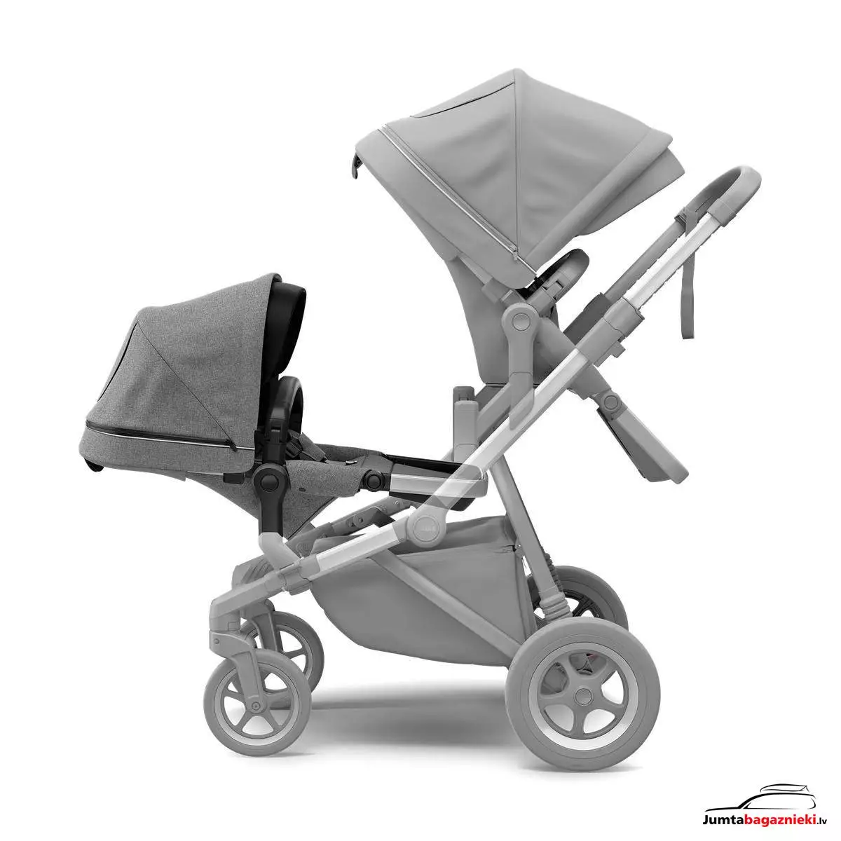 Sleek Sibling Seat Grey Melange, 11000200 Sleek Sibling Seat Grey Melange, 11000200
