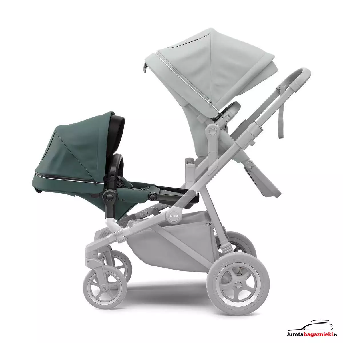 Sleek Sibling Seat Mallard Green on Black, 11000213 Sleek Sibling Seat Mallard Green on Black, 11000213