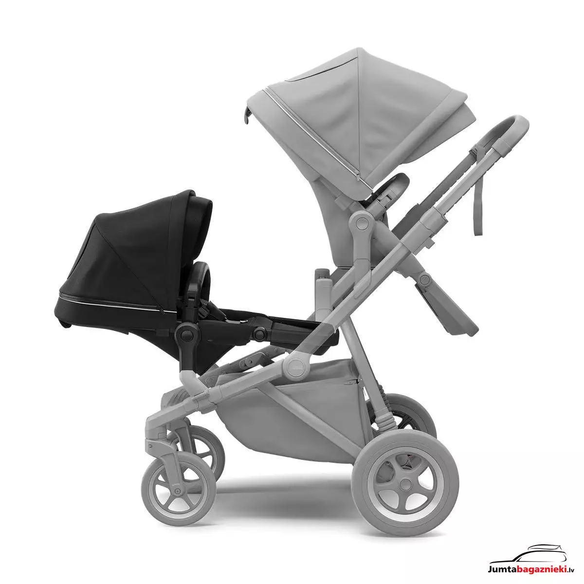 Sleek Sibling Seat Midnight Black on Black, 11000212 Sleek Sibling Seat Midnight Black on Black, 11000212