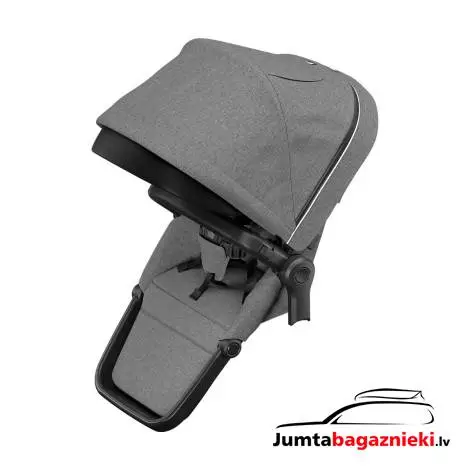 Sleek Sibling Seat Grey Melange on Black, 11000210
